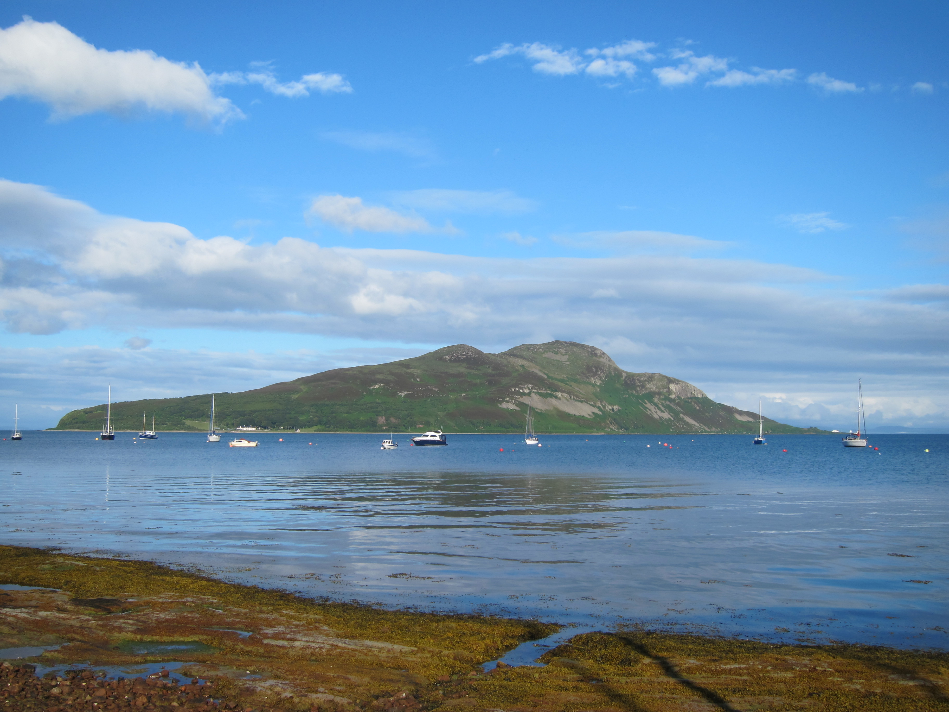 Image: Lamlash Bay marine reserve with Holy Island in the background (credit: Bryce Stewart)
